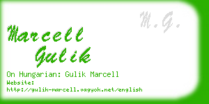 marcell gulik business card